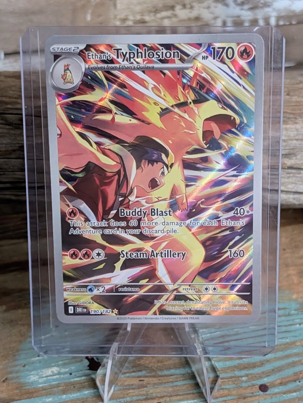 Pokemon Destined Rivals Ethan's Typhlosion 190/182